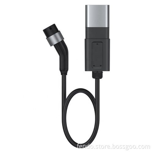 Portable and Wall-Mounted 7KW 32A Waterproof EV Charger with LED Display and App Control